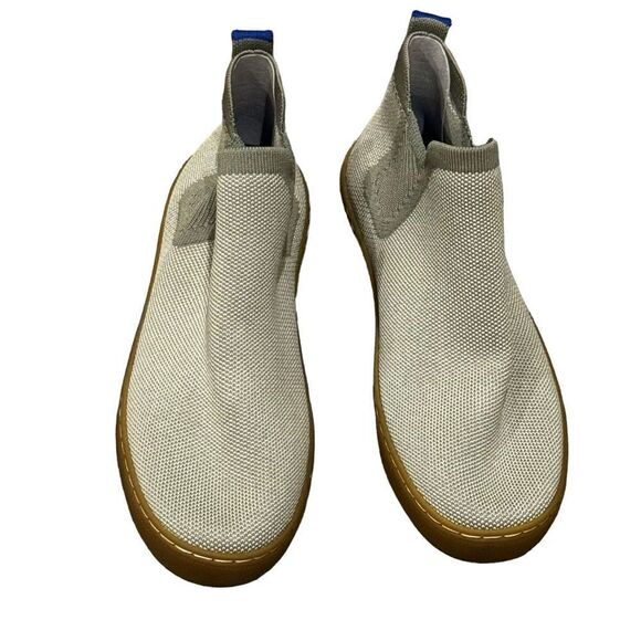 ROTHY'S Women's Chelsea Knit High Top Slip On Boots In Light Sage Size 7 NWOT - Picture 4 of 12